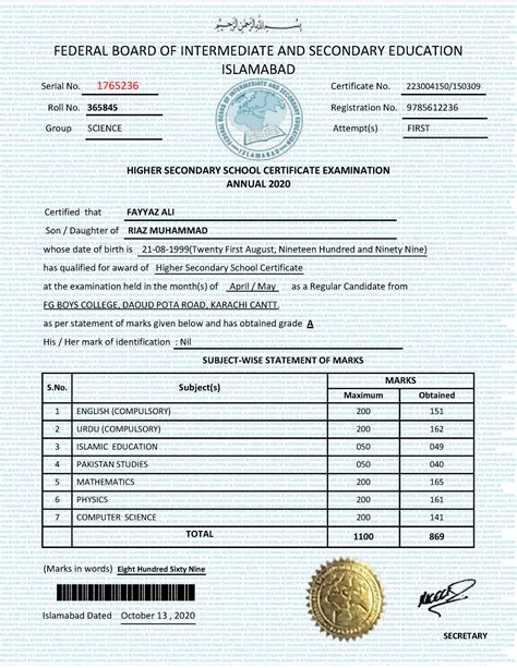 board of secondary education result.